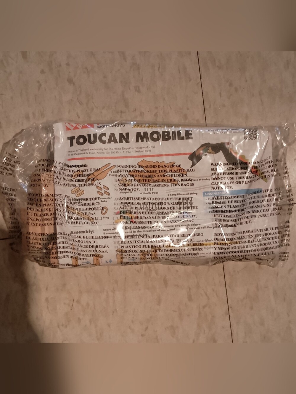 3/$10 🌟 NEW Home Depot Toucan Mobile Mobile Project JULY 2025